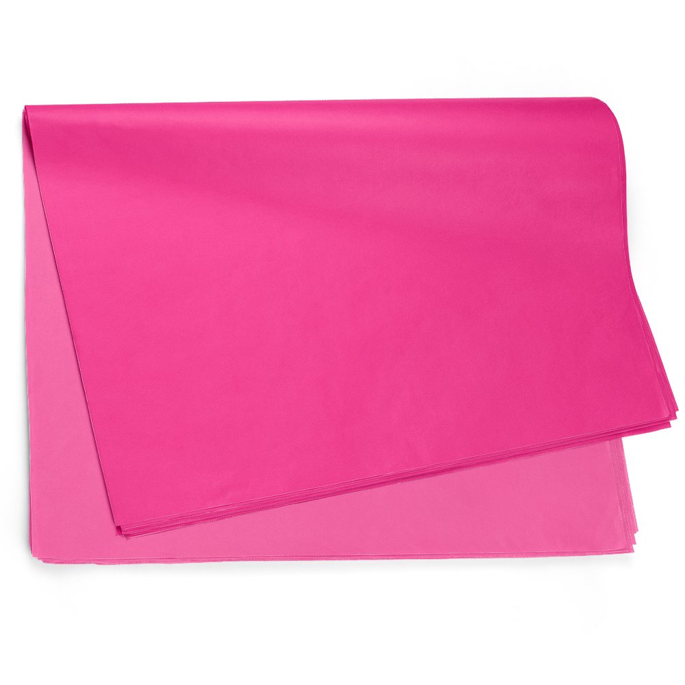 Papel Seda Liso Pink Cia Das Flores