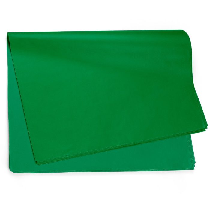 Papel Seda Liso Verde Bandeira