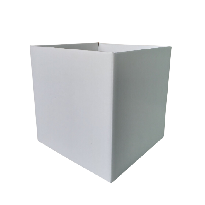 Cachepot Quadrado Pote 15 Branco