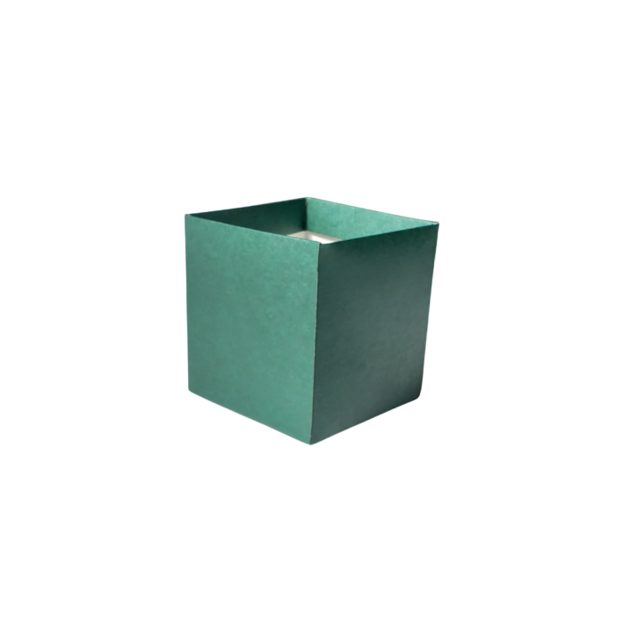 Cachepot Pote 9 Quadrado Liso Verde Escuro