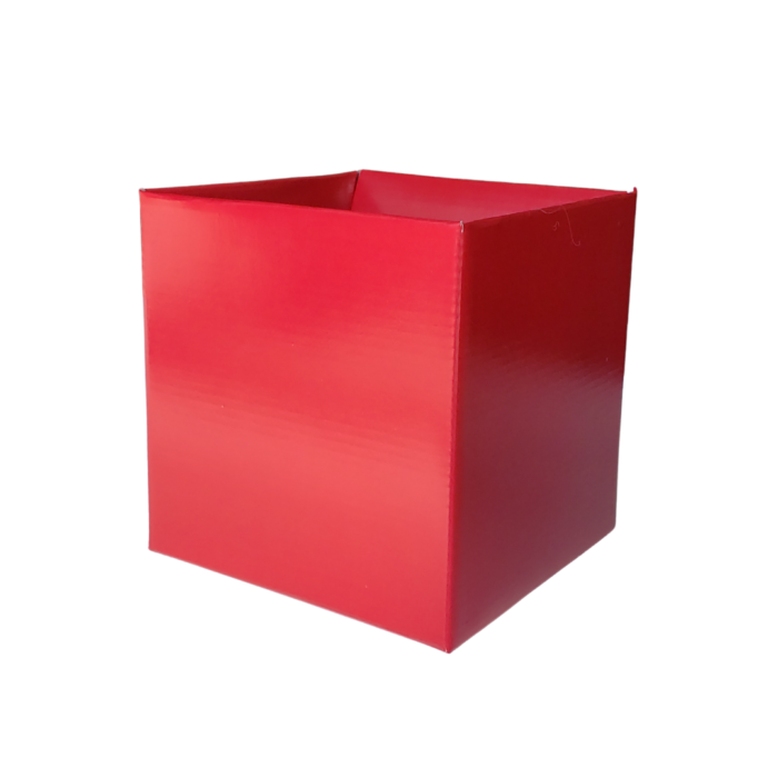 Cahepot Pote 15 Quadrado Liso Vermelho