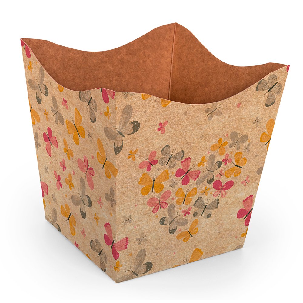Cachepot Pote 15 Borboletario (Kraft)