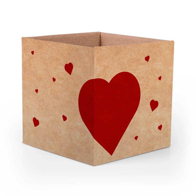 Cachepot Pote 15 Quadrado Amorosa (Kraft)