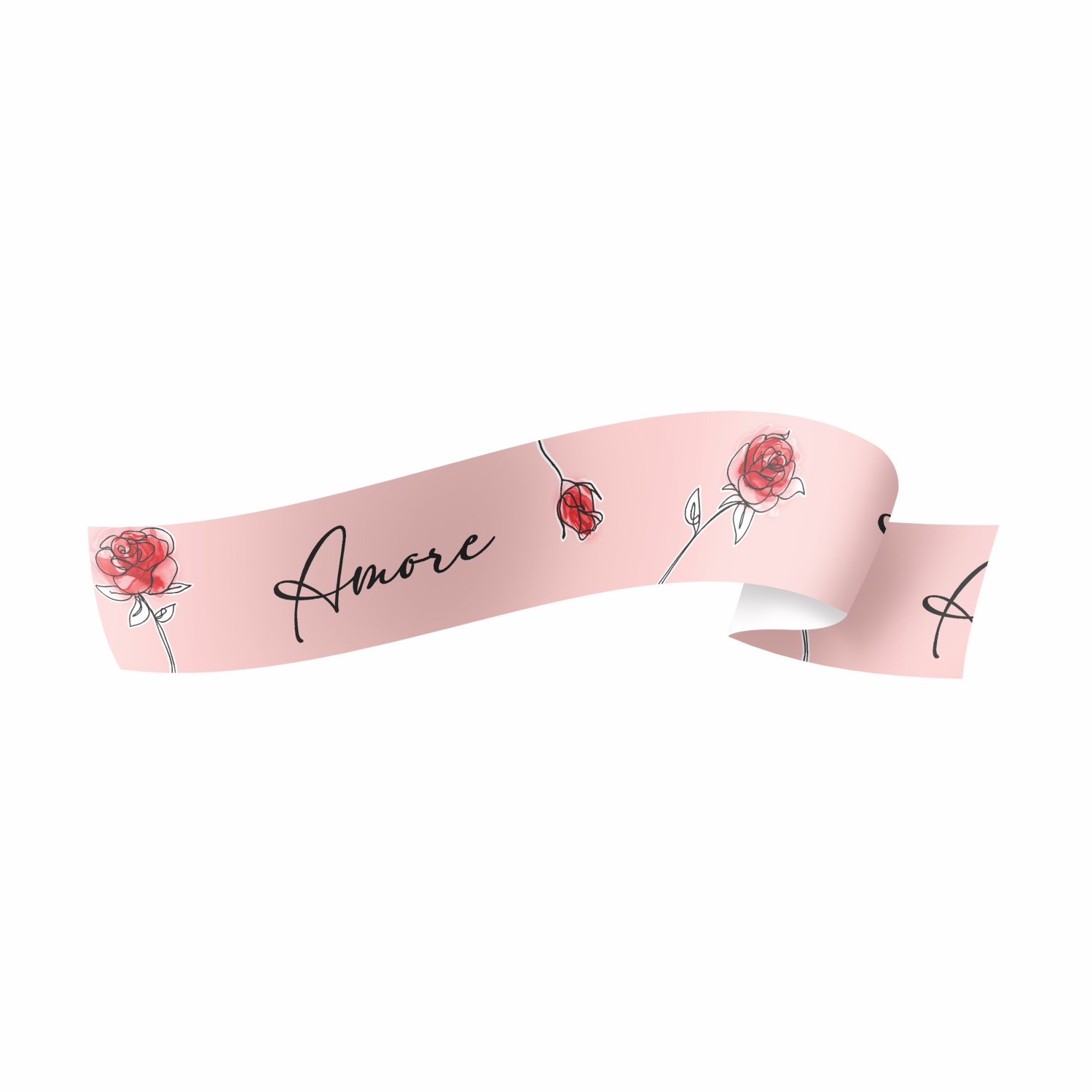 Fita Maxi Amore 32mmx100m Rosa