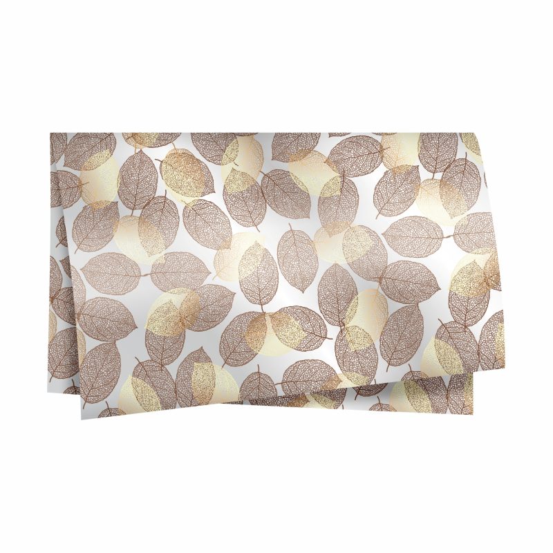 Poli Foliate Marrom/Ouro