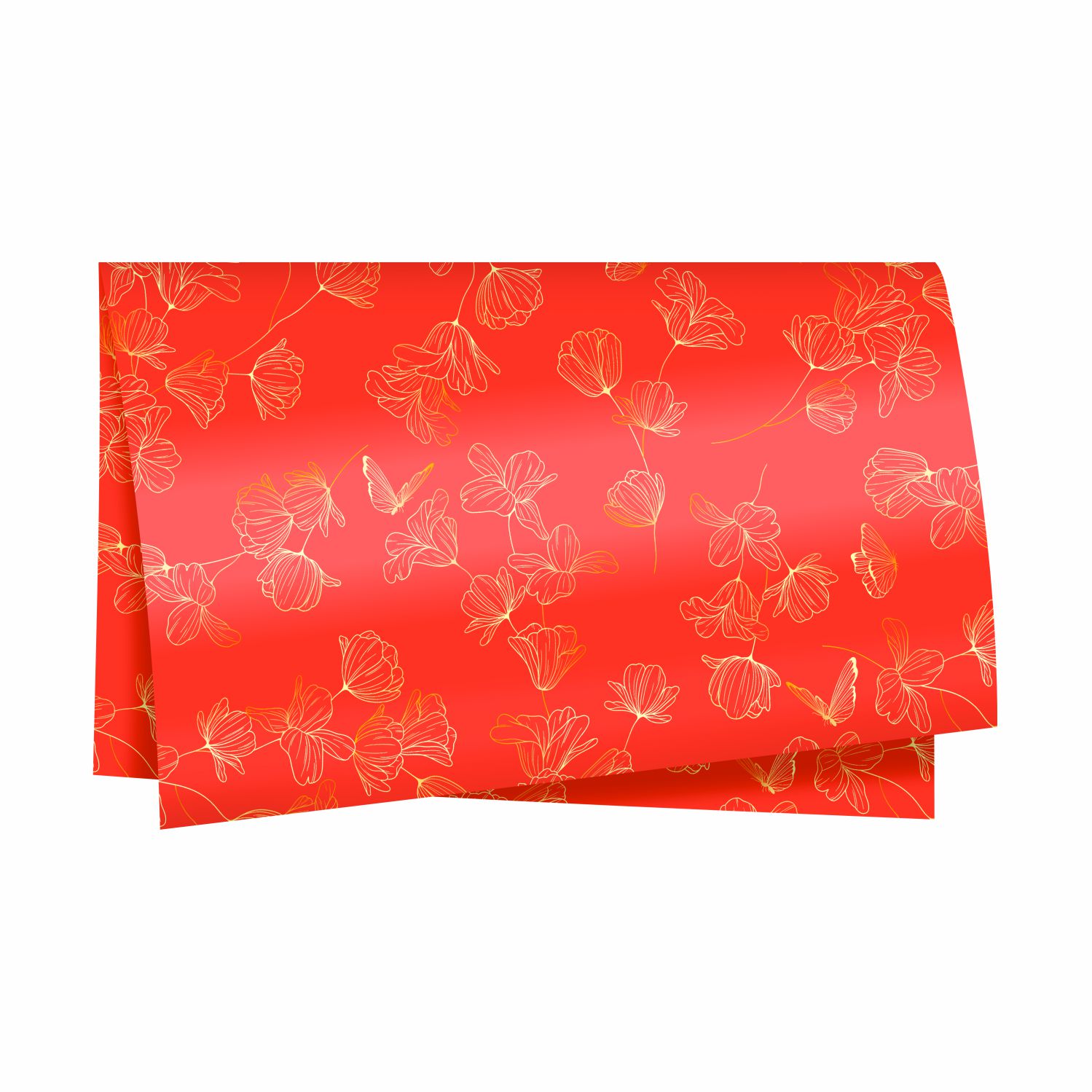 Poli Sweet Garden Vermelho/Ouro