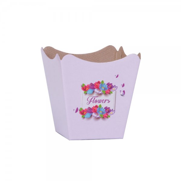Cachepot Paper Pote 11 Flowers Lilás