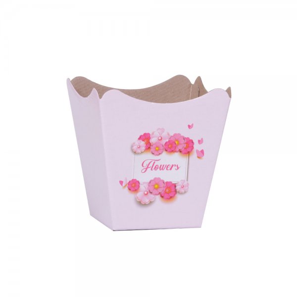 Cachepot Paper Pote 11 Flowers Rosa