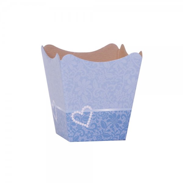 Cachepot Paper Pote 11 Renda Azul