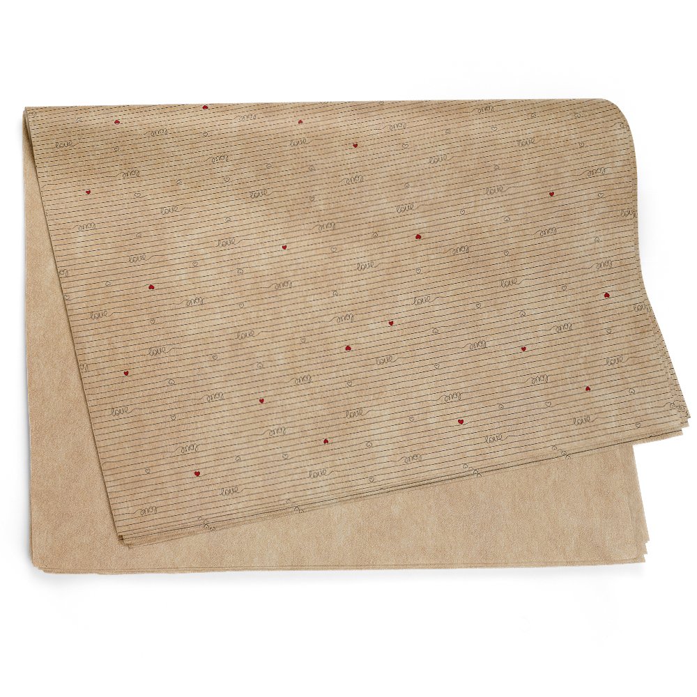 Kraft Estampado Love Line