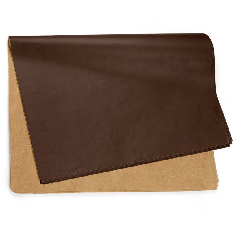 Papel Kraft Marrom/Ouro