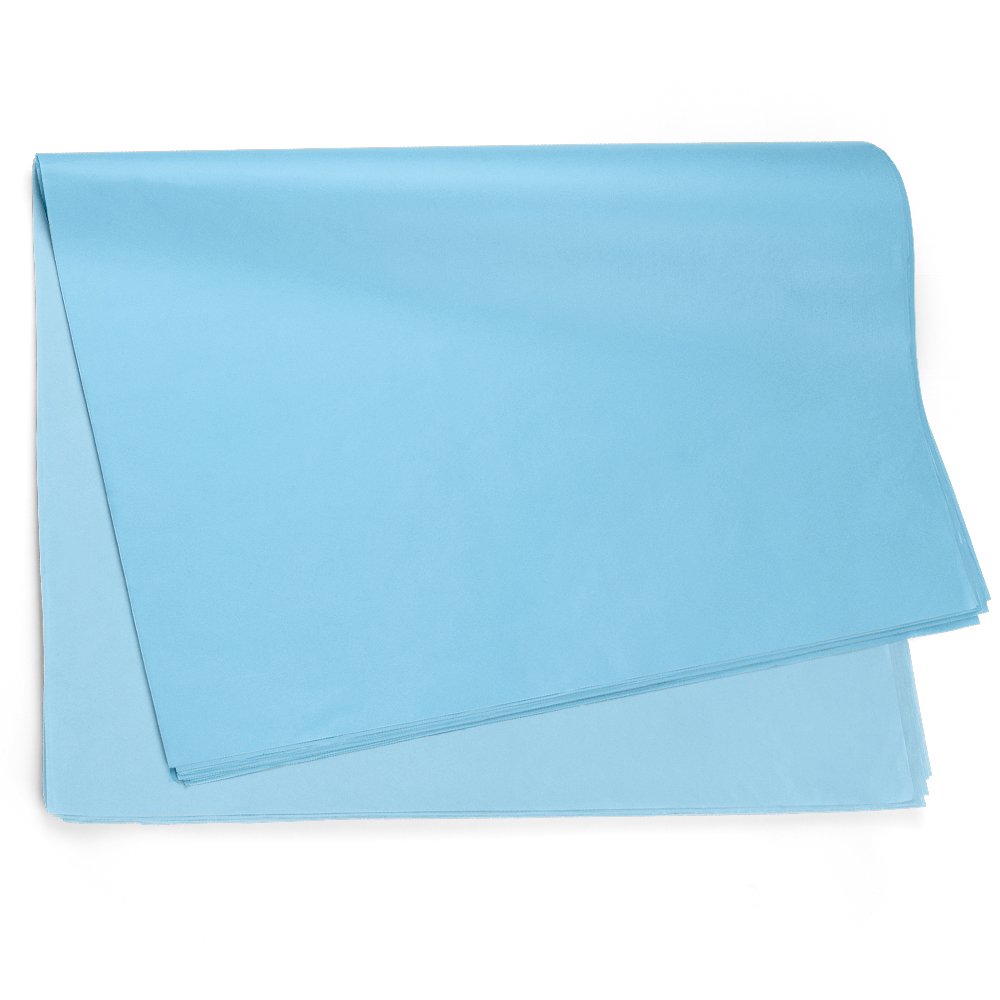 Papel Seda Liso Azul Claro