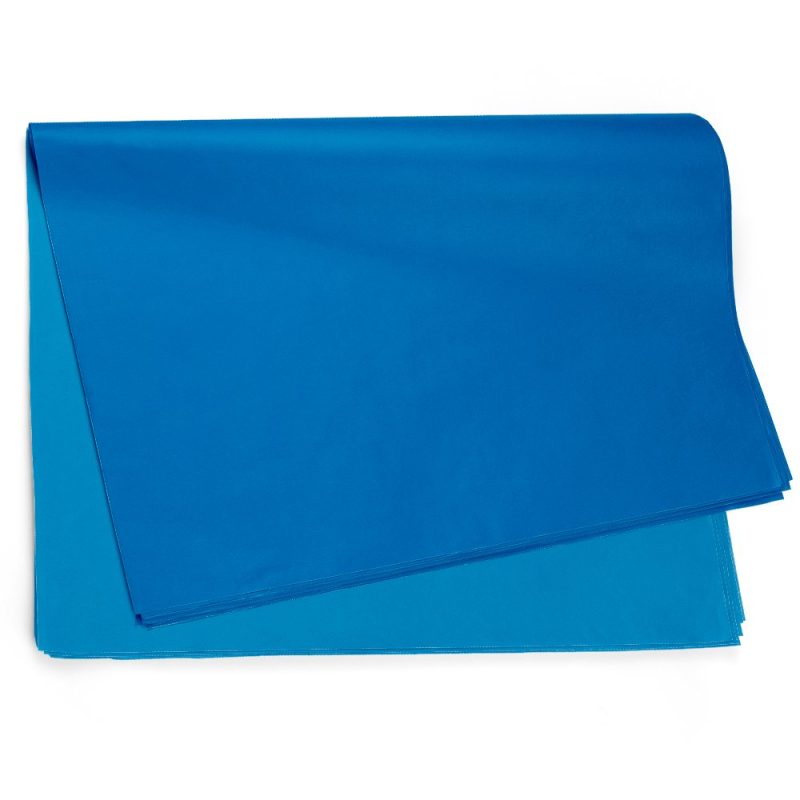 Papel Seda Liso Azul Royal