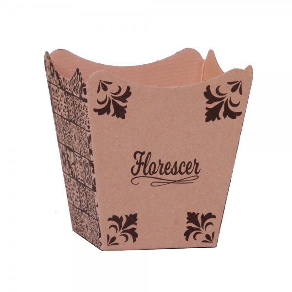 Cachepot Paper Pote 15 Kraft Florescer