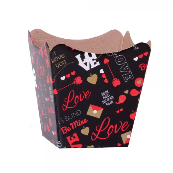 Cachepot Paper Pote 15 Love Preto