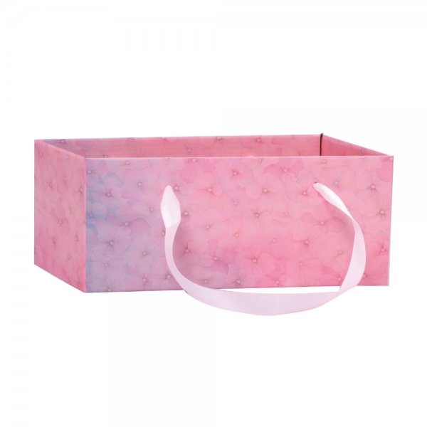 Cachepot Paper Retangular c/ Alça Tie Dye