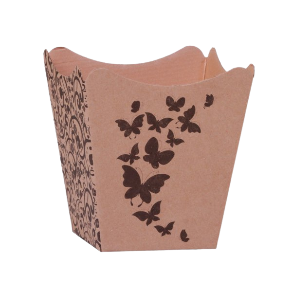 Cachepot Paper Pote 15 Kraft Borboleta