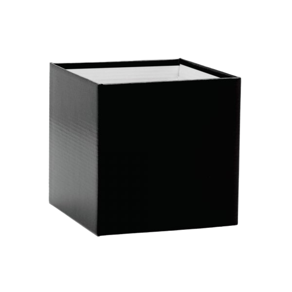 Cachepot Pote 15 Quadrado Preto
