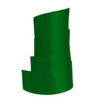 Fita De Cetim Verde Folha
