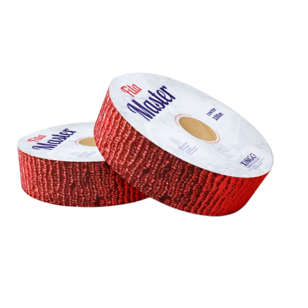 Fita Master Metal Gofrada Wave Vermelha