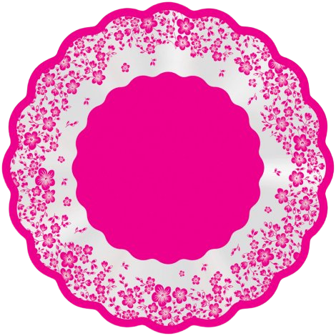 Poli Redondo Flower Rosa