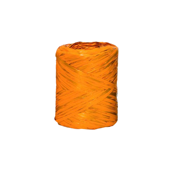 Raphia Sintetica Metal Laranja