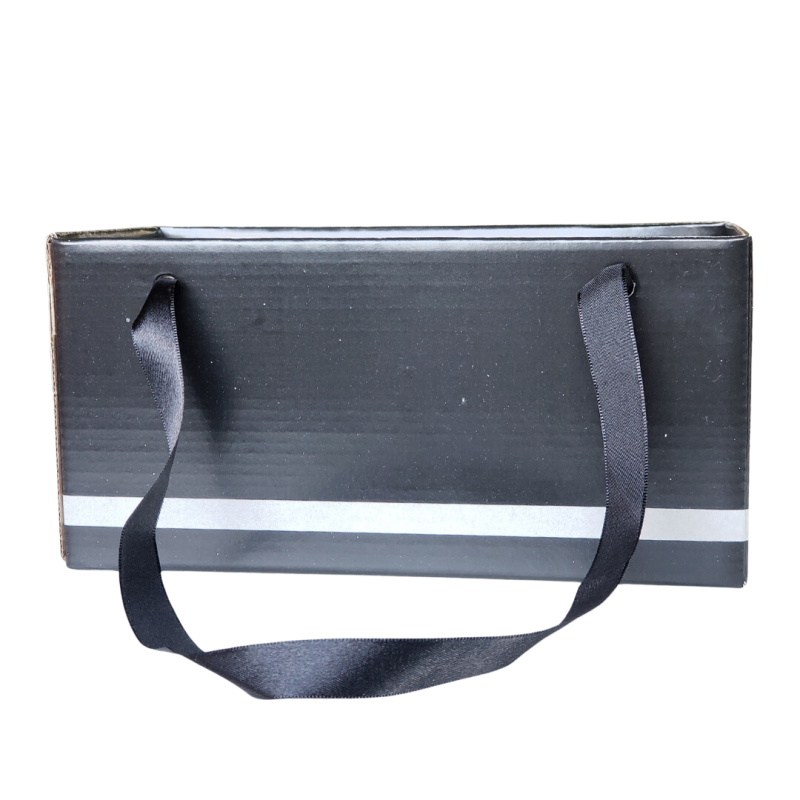 Cachepot Paper Duplo Pote 11 Quadrado Preto