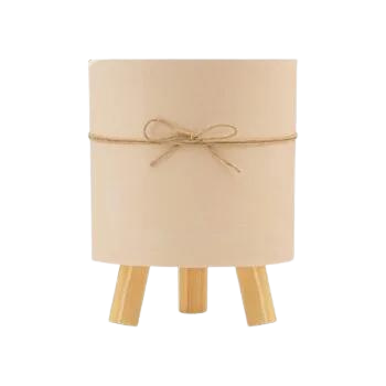 Cachepot Acrílico Plie C/Pés De Madeira E Rami Fendi