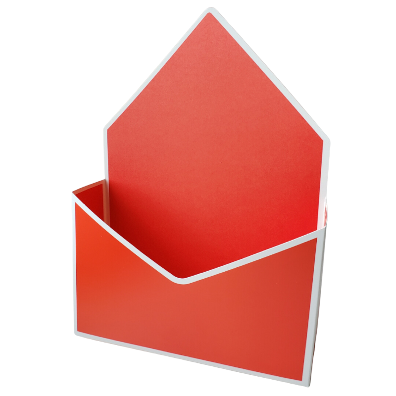 Envelope Carta Paper Vermelho