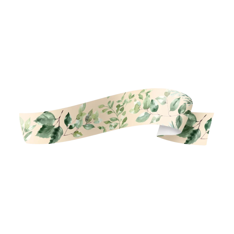 Fita Maxi Paper Look Nature Barbante/Verde