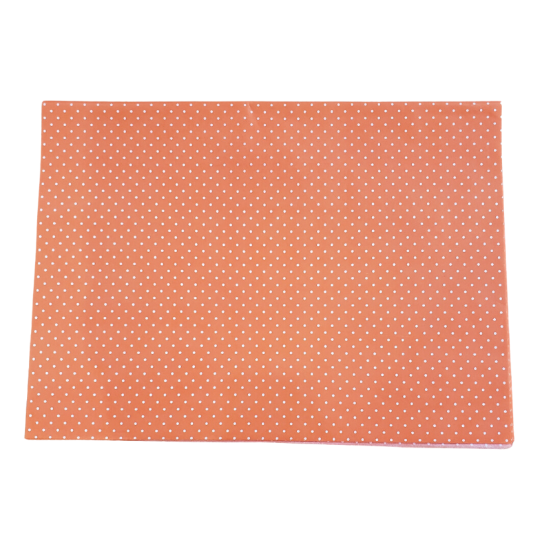 Papel Seda Bolinha Vazada Laranja