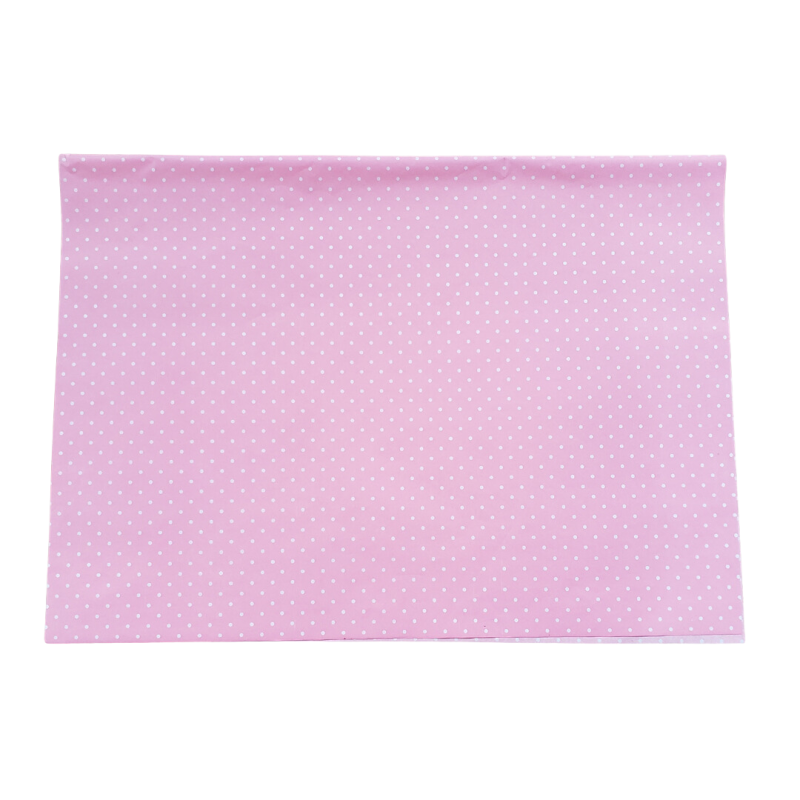 Papel Seda Bolinha Vazada Rosa