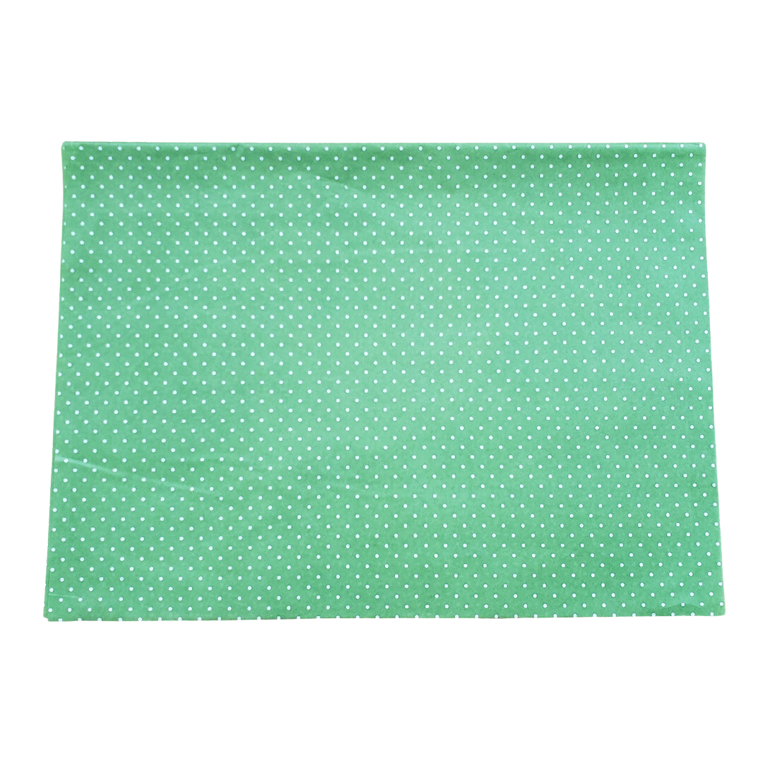 Papel Seda Bolinha Vazada Verde Pistache