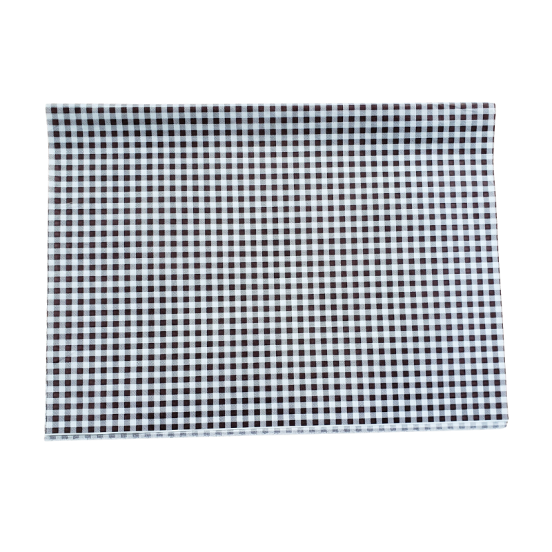 Papel Seda Xadrez Marrom