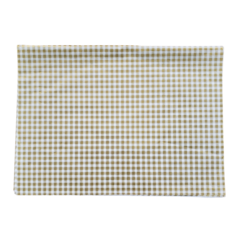 Papel Seda Xadrez Ouro
