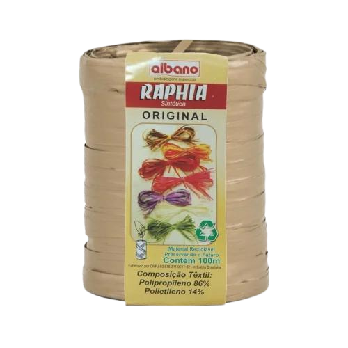 Raphia Maxi Sintética Kraft