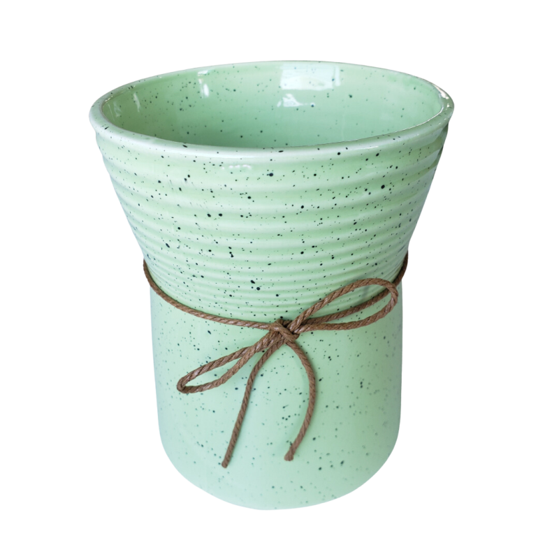 Vaso Cerâmica Granilite Verde