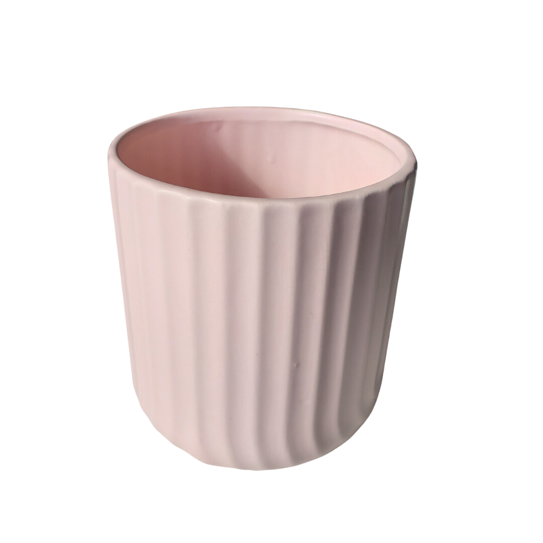 Vaso Dolomita Stripes Rosa