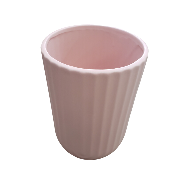 Vaso Dolomita Stripes Rosa