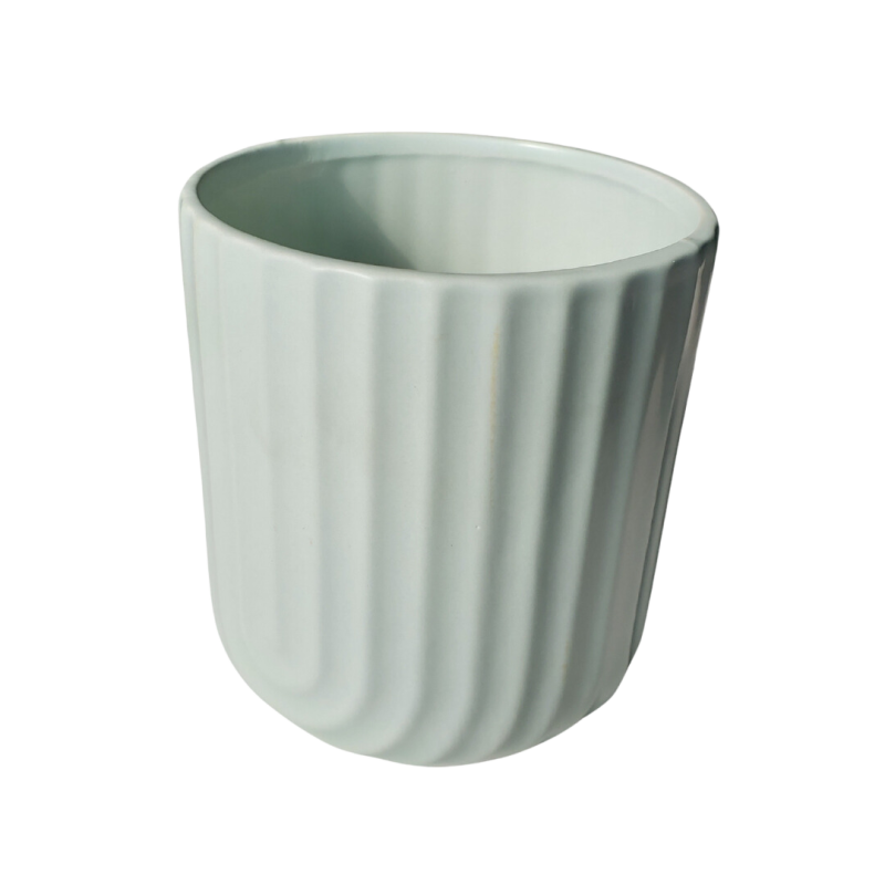 Vaso Dolomita Stripes Verde
