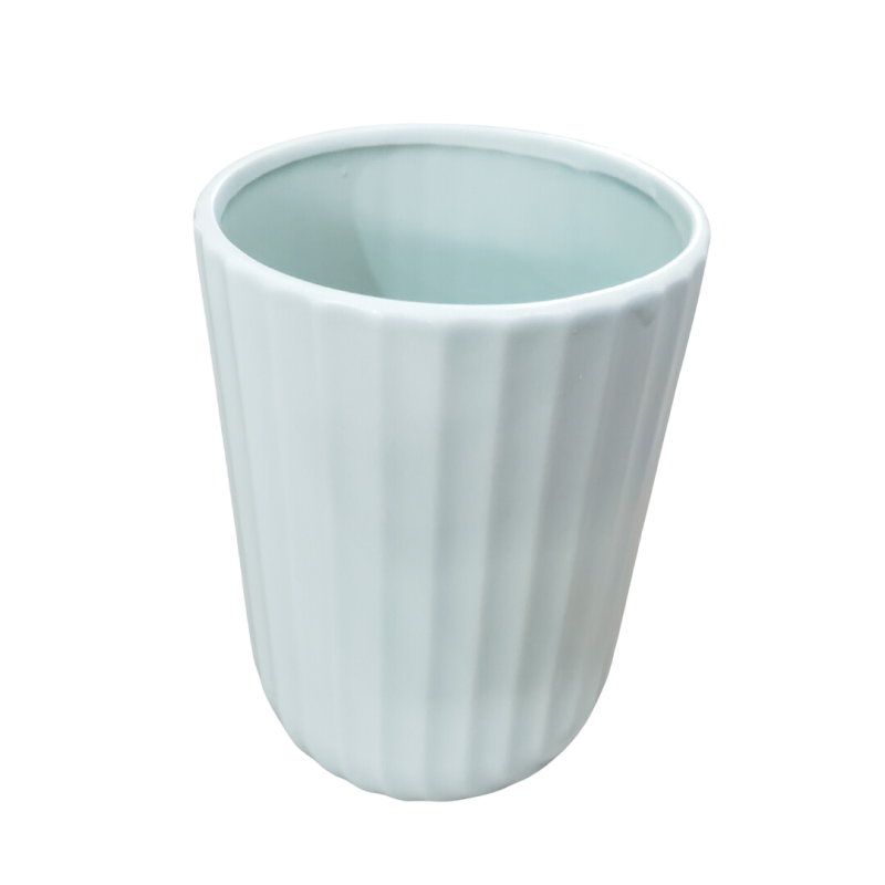 Vaso Dolomita Stripes Verde