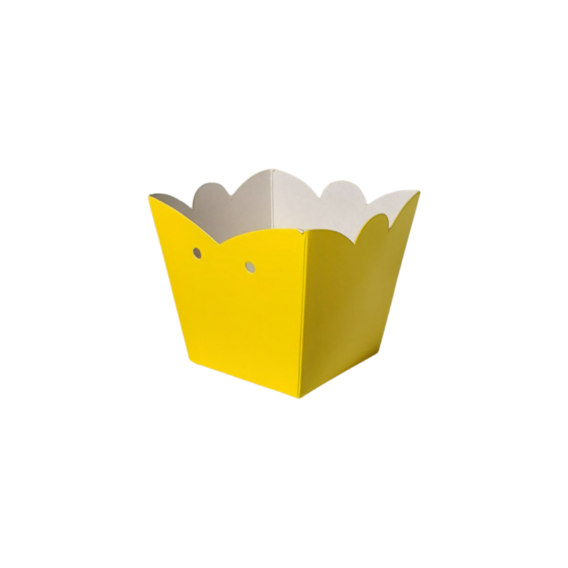 Cachepot Pote 6 Liso Amarelo