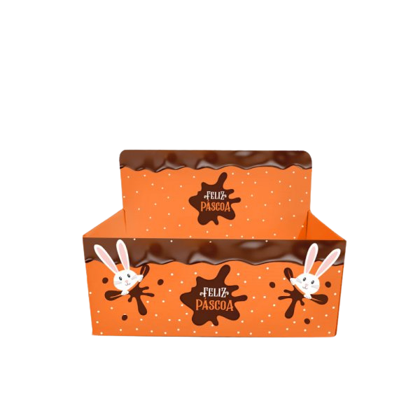 Cachepot Paper Retangular Alto Chocolatier
