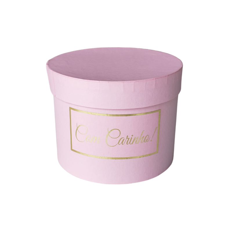 Caixa Box Com Carinho Rosa
