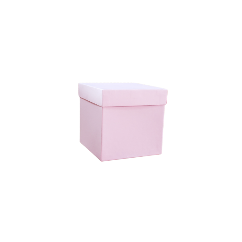 Caixa Box PP Quadrada Rosa