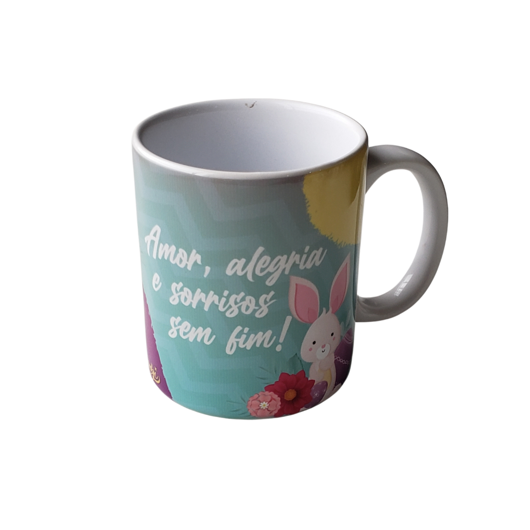 Caneca Coelhinho Da Páscoa O Que Trazes Pra Mim? (Páscoa) - Imagem 2