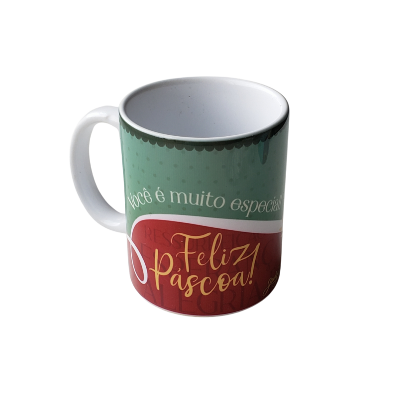 Caneca Você É Muito Especial Feliz Páscoa (Páscoa)