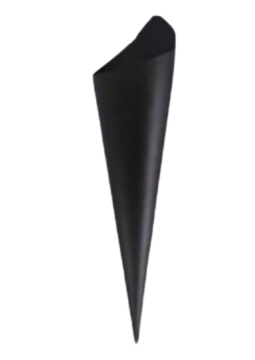 Cone Bouquet Liso Preto