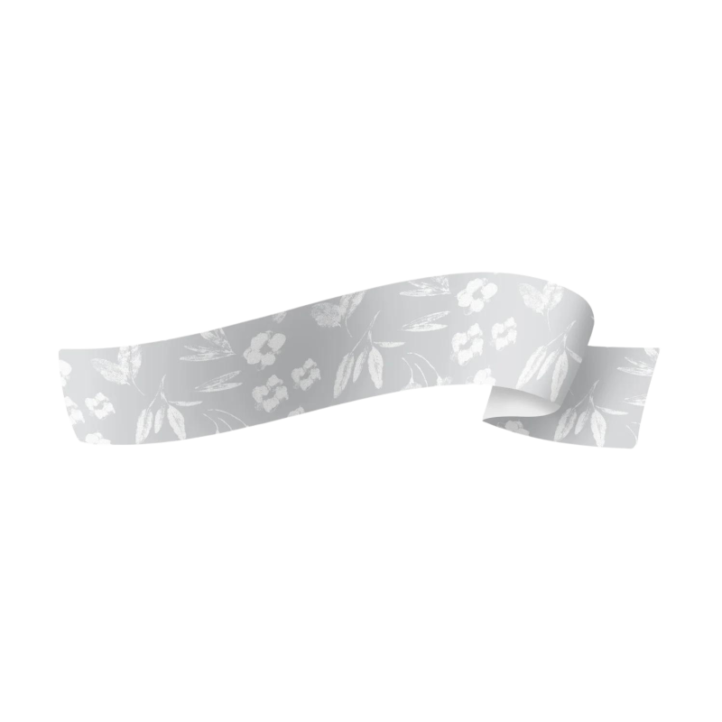 Fita Maxi Flor De Algodão Branco