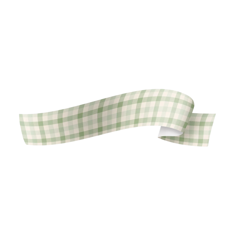 Fita Maxi Paper Look Vichy Verde Chá